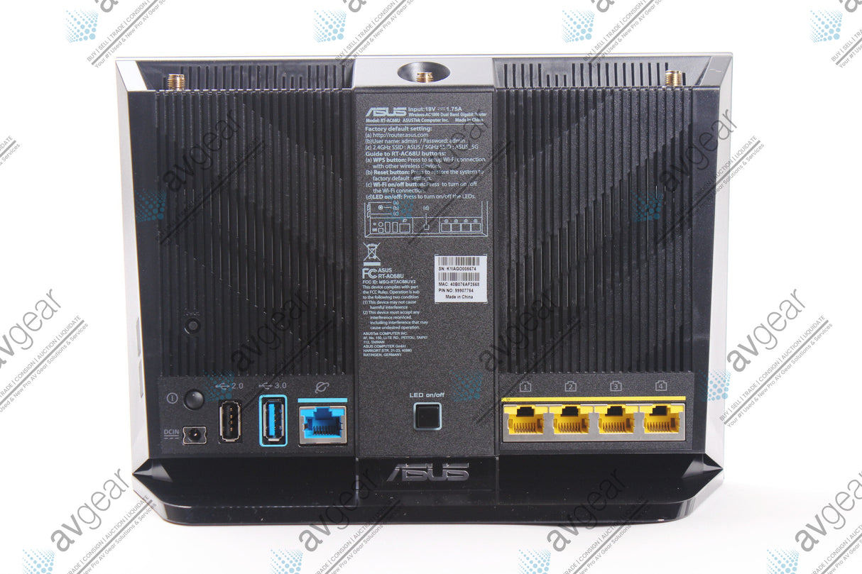 Asus RT-AC68U Wireless AC1900 Dual Band Gigabit Router