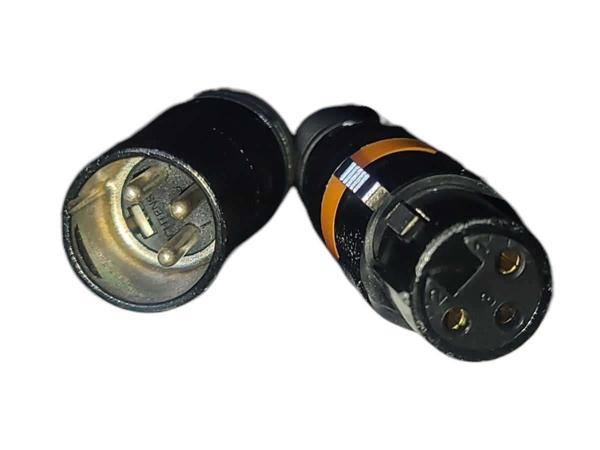 (10) 3-Pin DMX Cables-Various Lengths