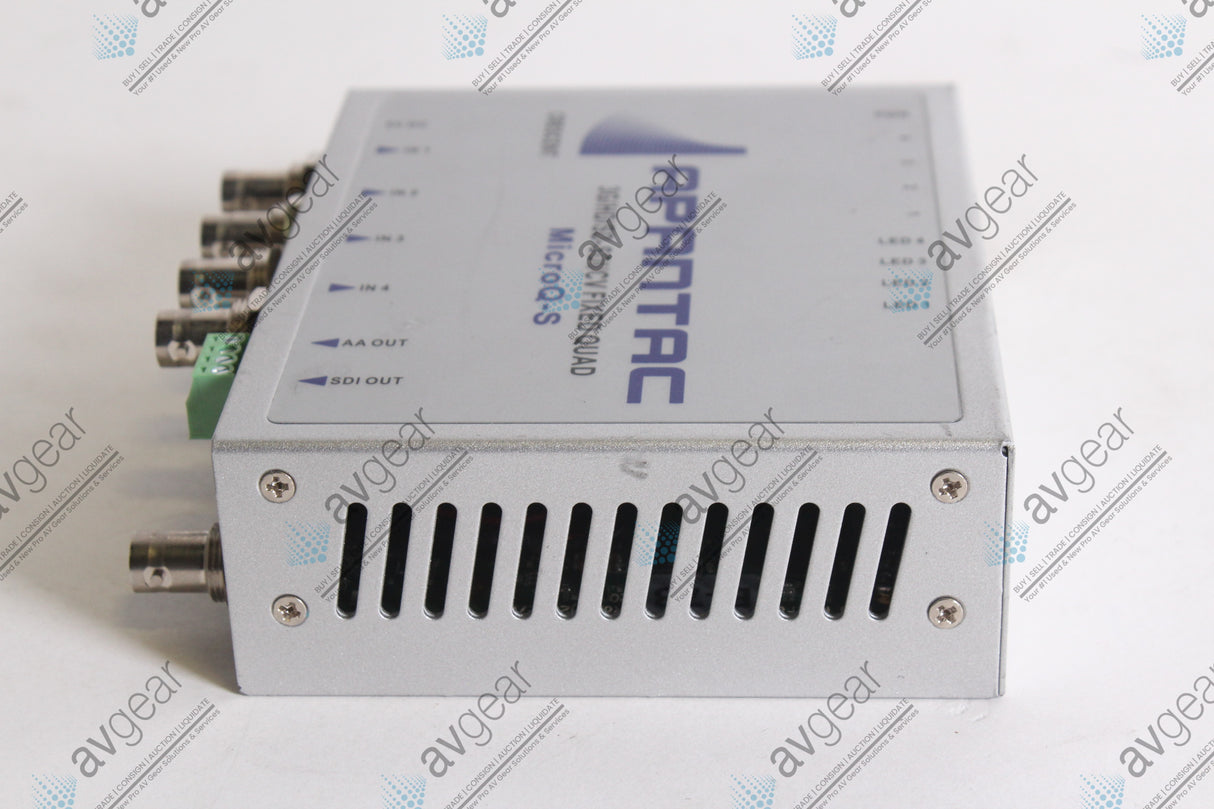 Apantec MicroQ-S 3G/HD/SD-SDI/CV Video Quad-Split w/ Magnetic Back & PS