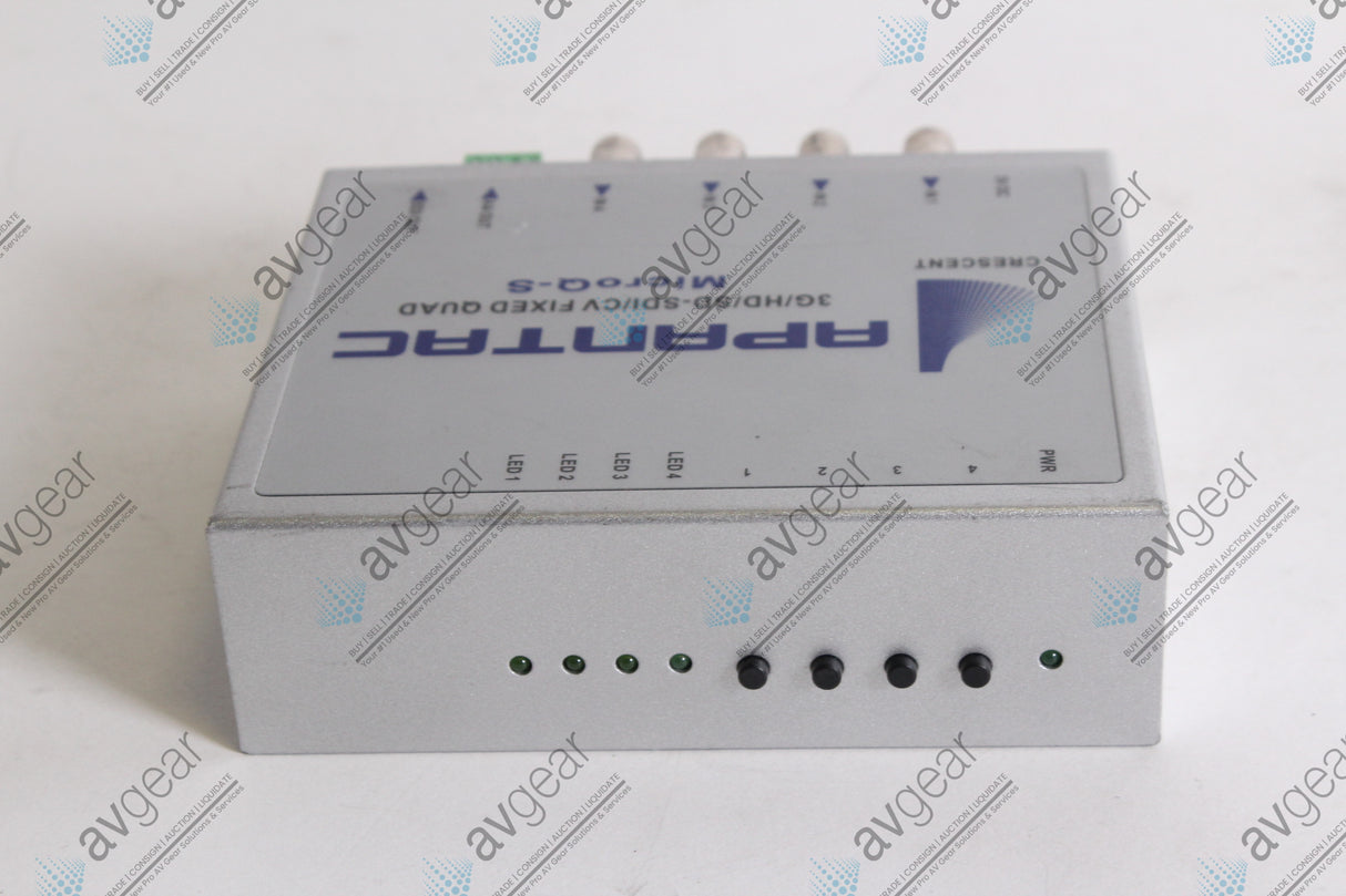 Apantec MicroQ-S 3G/HD/SD-SDI/CV Video Quad-Split w/ Magnetic Back & PS