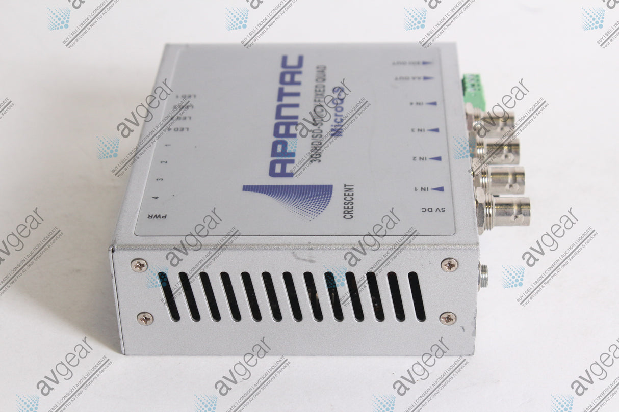 Apantec MicroQ-S 3G/HD/SD-SDI/CV Video Quad-Split w/ Magnetic Back & PS