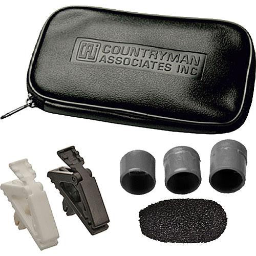 Countryman B6P4FF05B B6 Omnidirectional Lavalier Mic, Standard Sens, with Hardwired 3-Pin XLR Connector (Black)