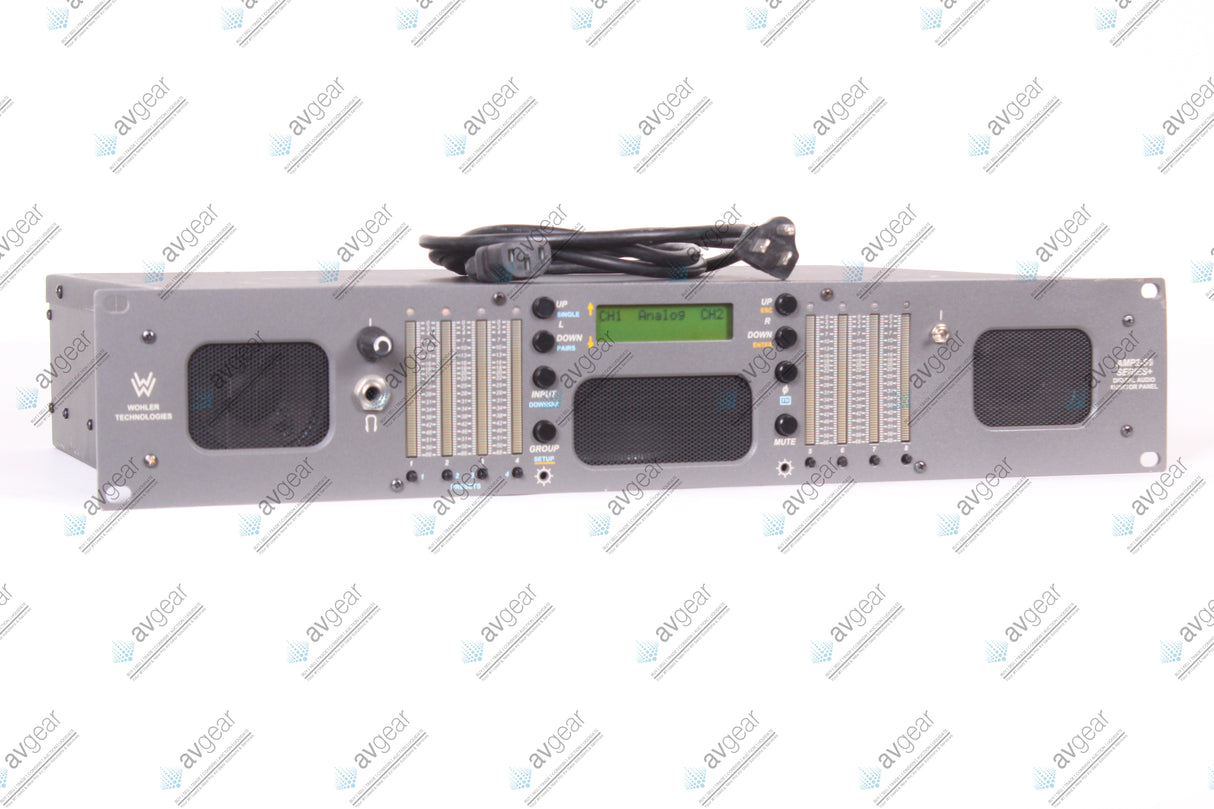Wohler Technologies AMP2-S8 Series+ Digital Audio Monitor Panel (Broken Balance Knob)