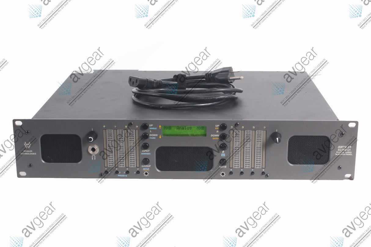 Wohler Technologies AMP2-S8 Series+ Digital Audio Monitor Panel