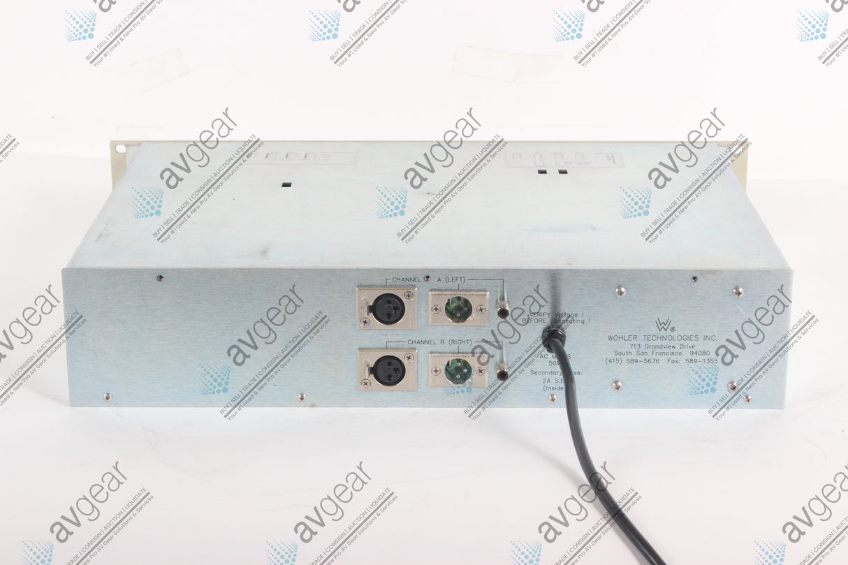 Wohler Technologies AMP-2 Audio Monitor Panel