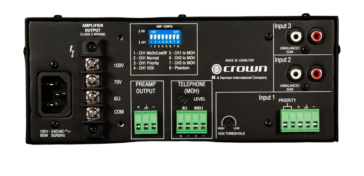 CROWN G135MAE60 135MA Amplifier 220/230/240V *PKG*