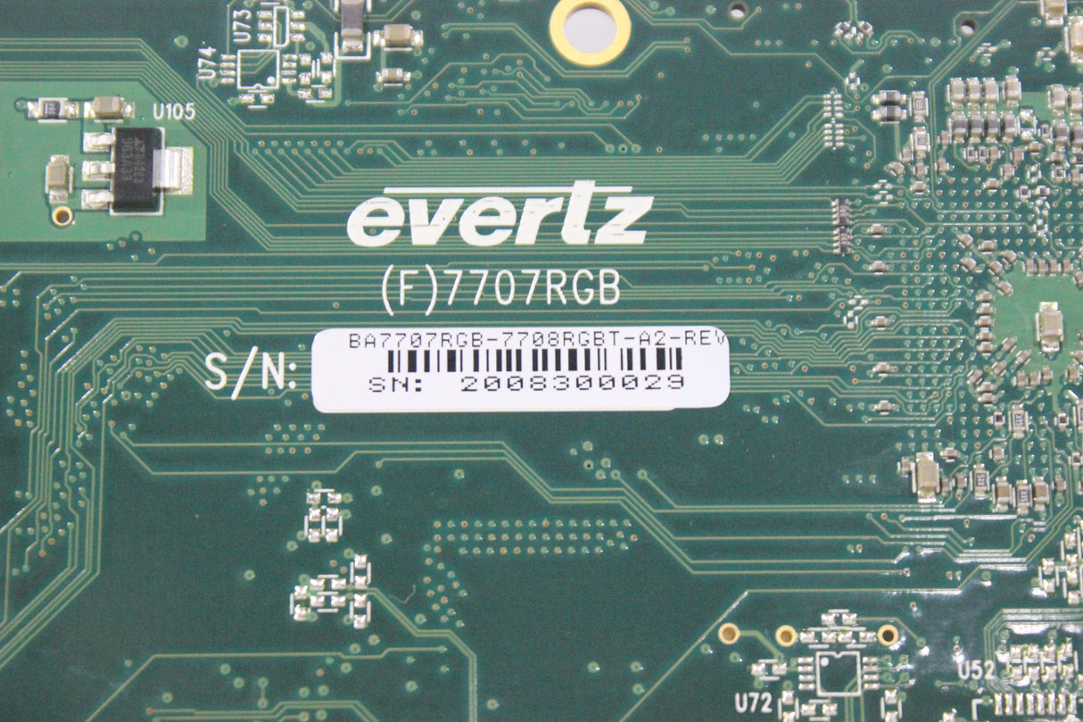 Evertz 7707RGBTA-A2 RGBHV/DVI/KVM Option Card