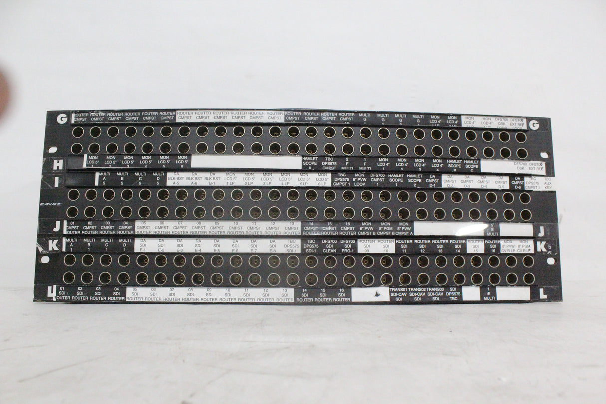 Canare 78DV 6X26 4RU Digital Video Patch Bay