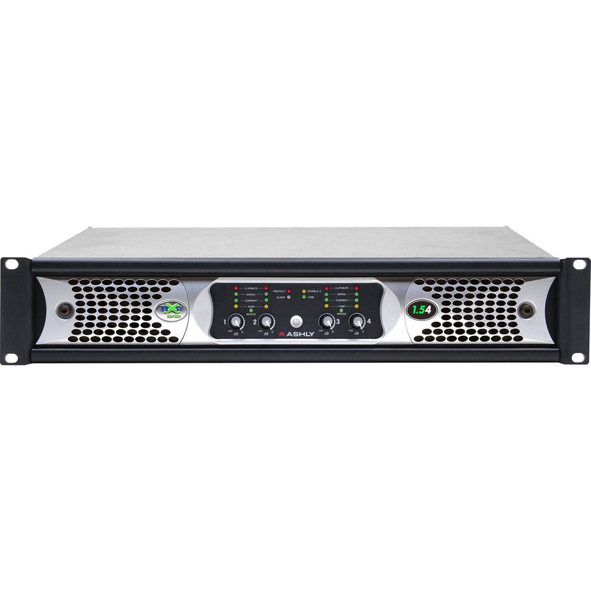 Ashly nXp1.54D 4-Channel Network Power Amplifier with OPDante Option Card