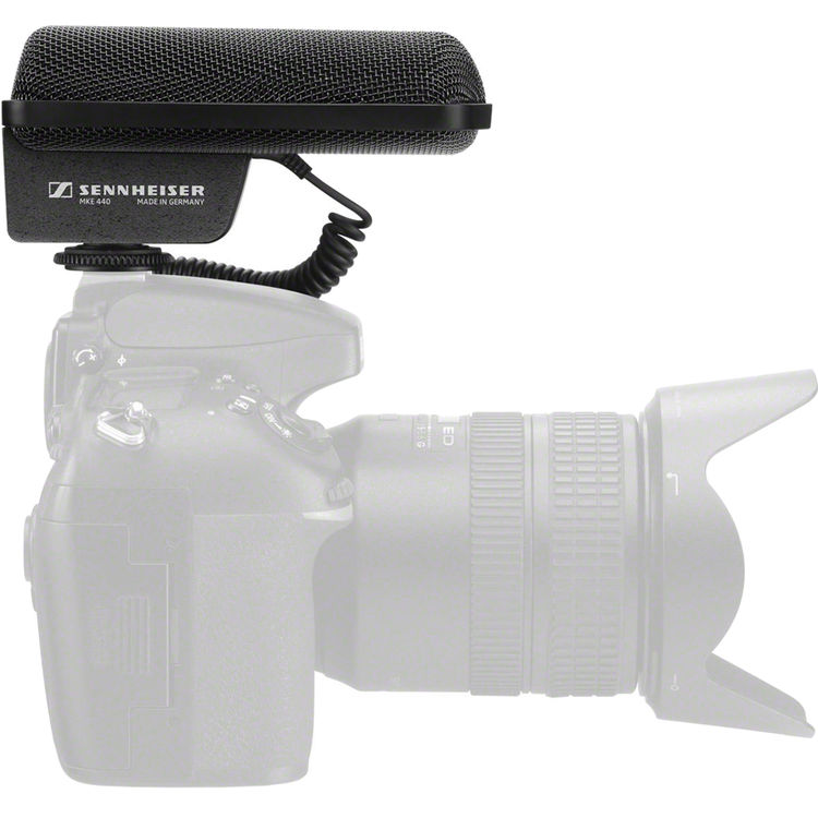 Sennheiser MKE 440 Stereo Shotgun Microphone for Cameras