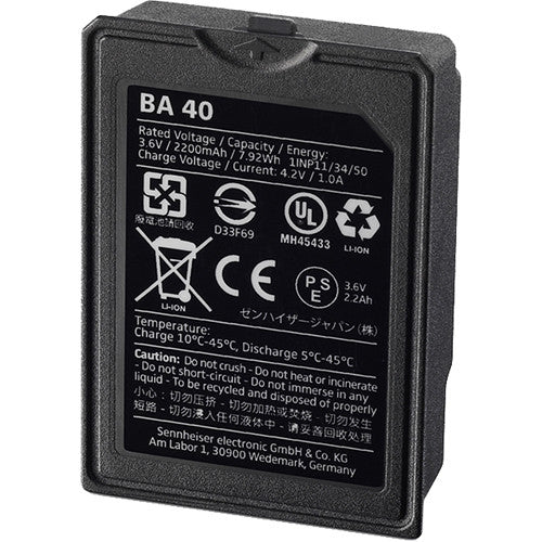 Sennheiser BA40 Rechargeable Battery for SL 133-S DW and SL 153-S DW Tablestand