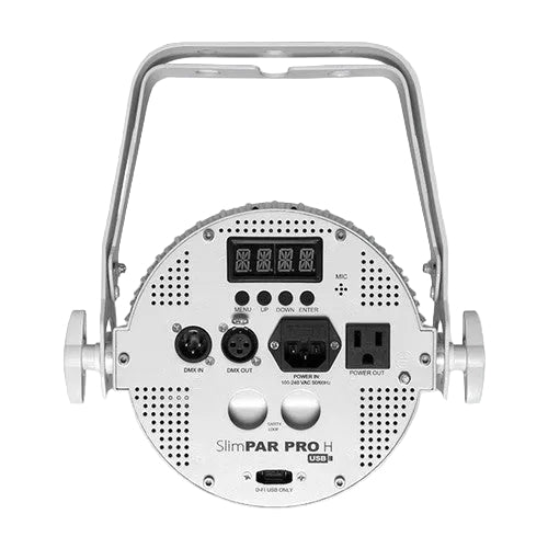 CHAUVET DJ SlimPAR Pro H USB Low-Profile RGBAW+UV LED PAR (White)