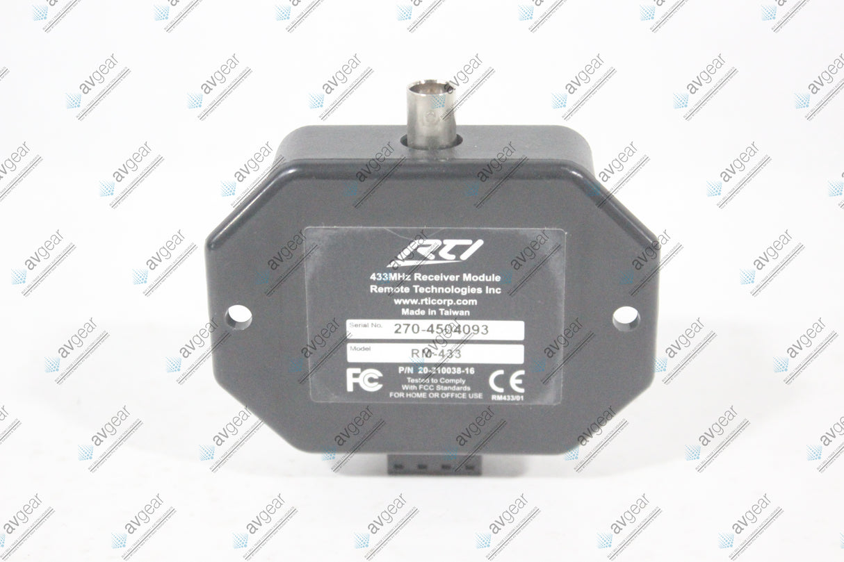 RTI RM-433 RF Receiver With Connector (NEW-Open Box) (1514-122)