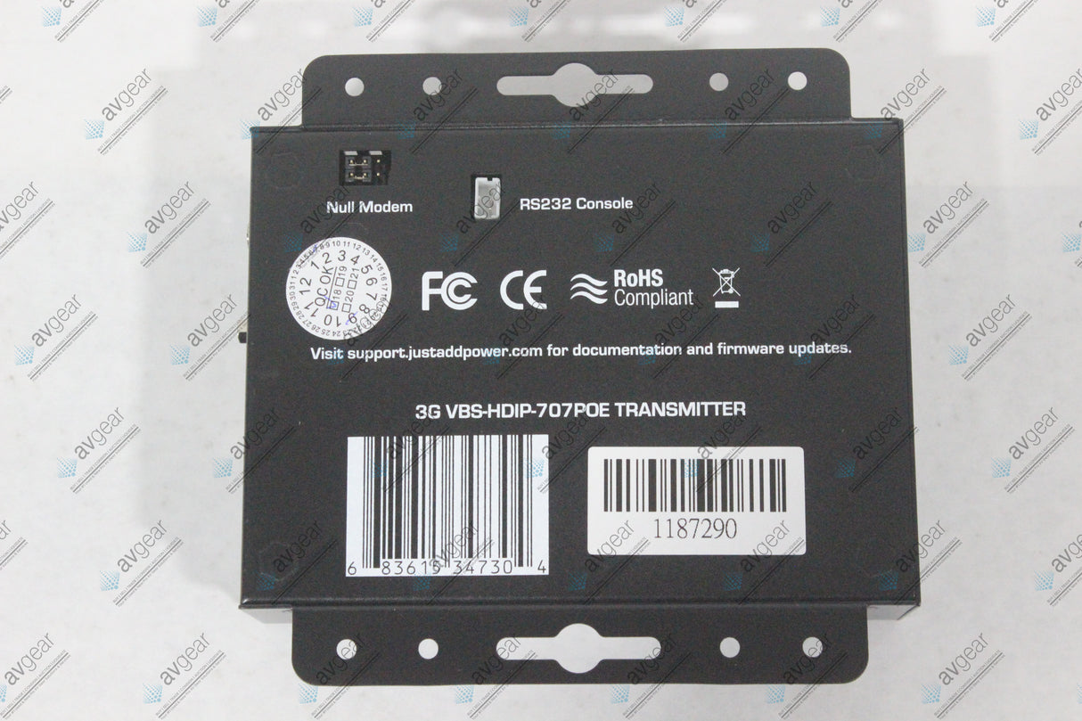 Just Add Power VBS-HDIP-708POE Ultra HD IP Gigabit POE Transmitter, 3G (NEW-Open Box)