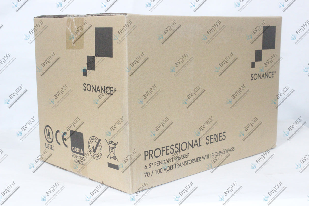 Sonance PS-P63T Professional Series Pendant Speaker (BLACK) (1514-291) New-Original Box