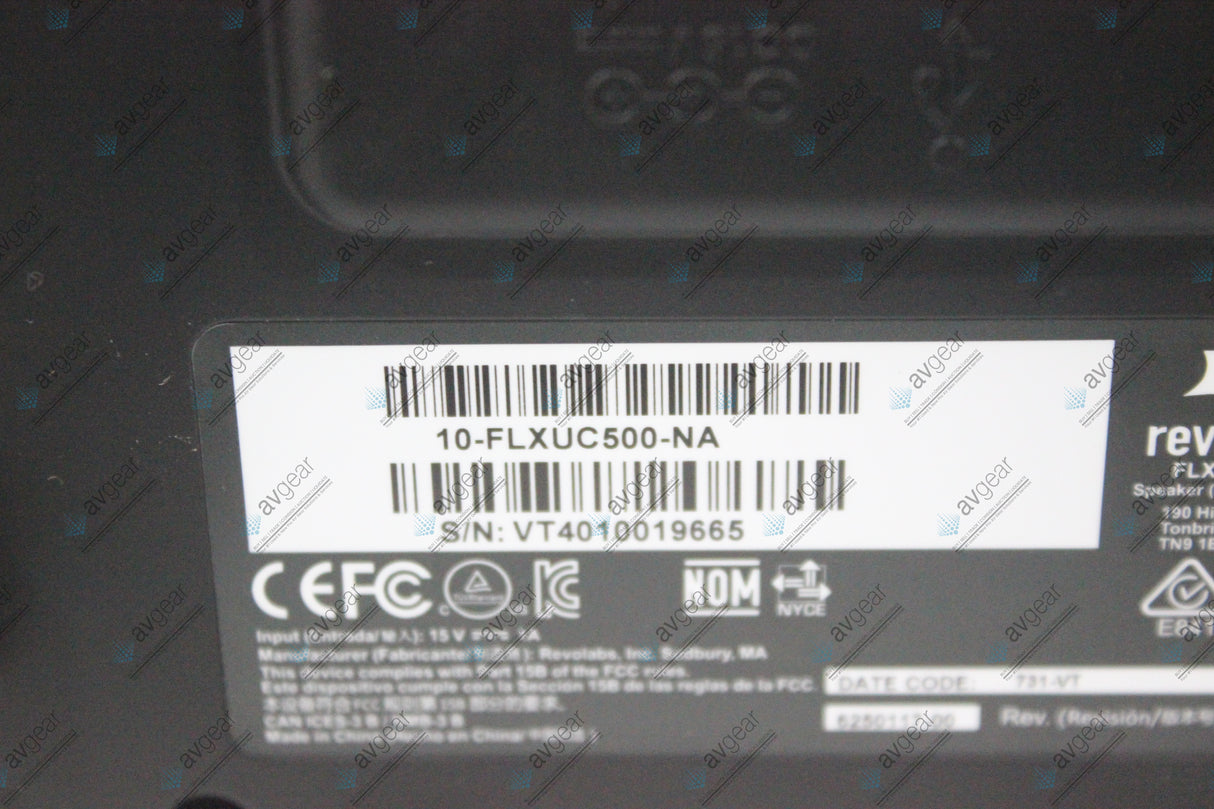 Revolabs 10-FLXUC500-NA USB Conference Phone (Black) (NEW-Original Box)