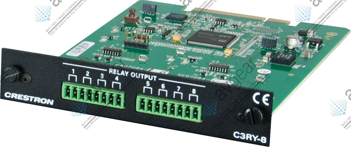 Crestron C3RY-8 3-Series™ Control Card – 8 Relay Ports (NEW-Open Box)