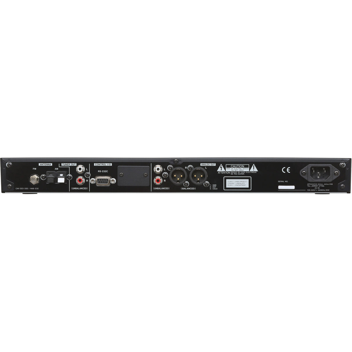 TASCAM CD-400U CD/SD/USB Player with Bluetooth and AM/FM Tuner