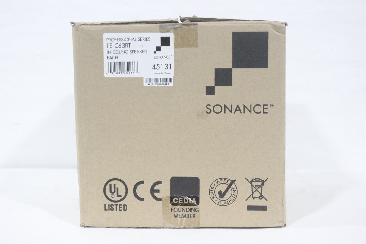 Sonance PS-C63RT Professional Series In Ceiling Speaker
