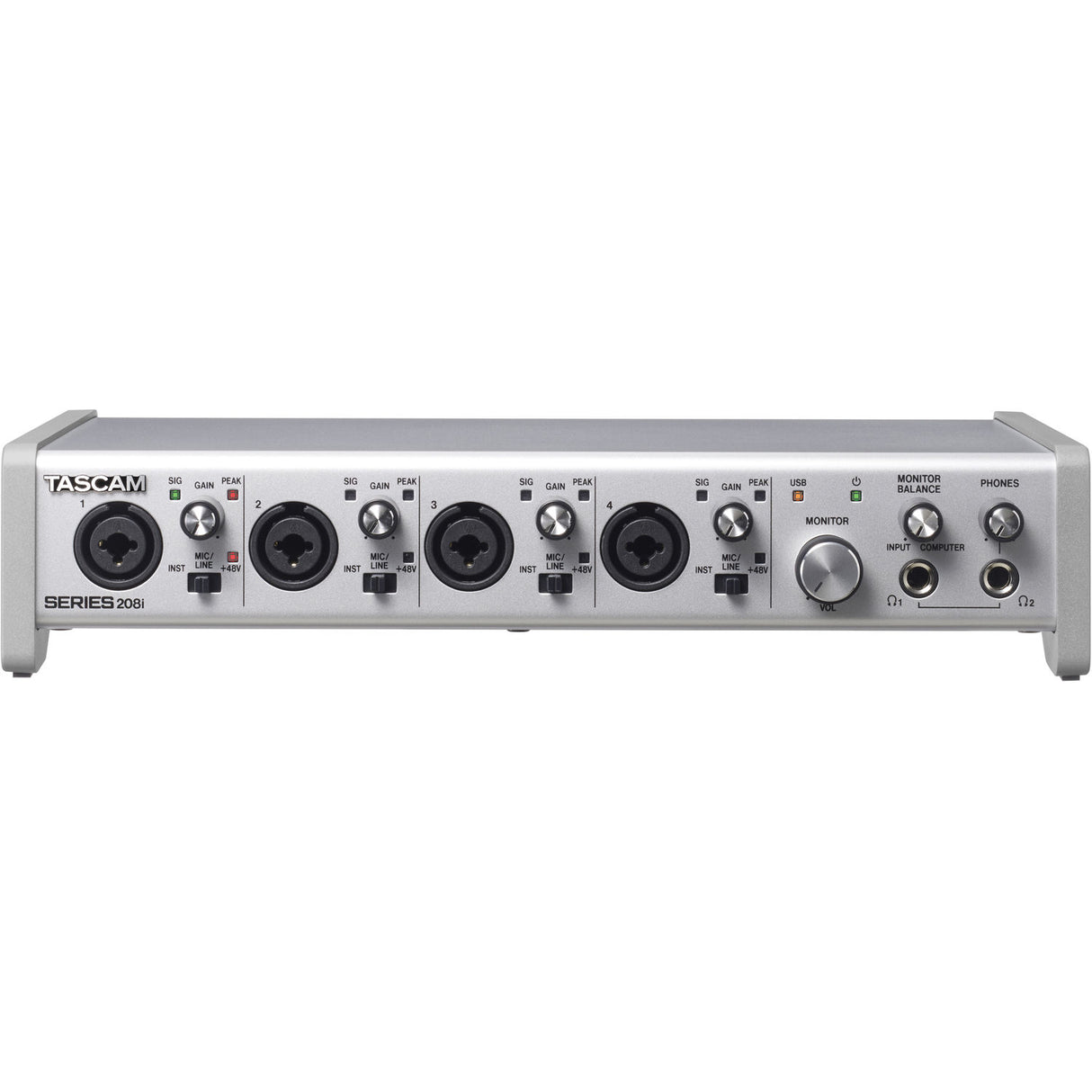 TASCAM SERIES 208i USB Audio/MIDI Interface