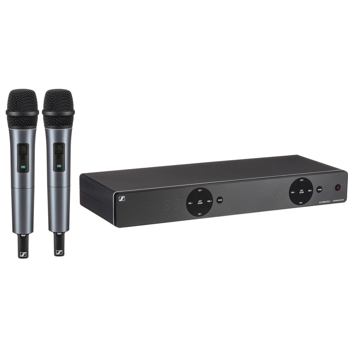 Sennheiser XSW 1-835 DUAL-A Dual-Vocal Set with Two 835 Handheld Microphones (A: 548 to 572 MHz)