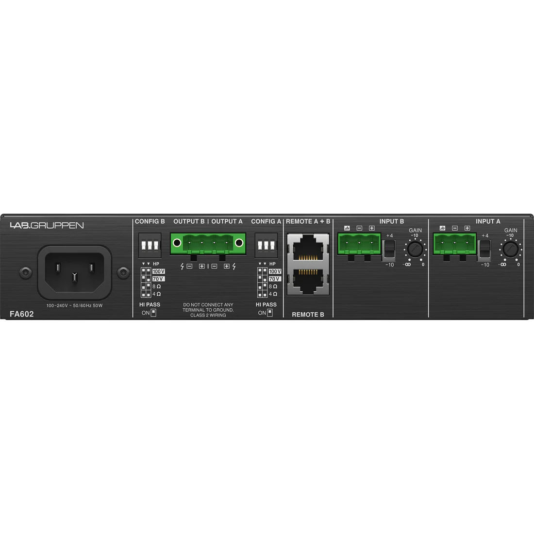 (NEW) Lab.gruppen FA602_US1 FA602 2x60W Commercial Amplifier