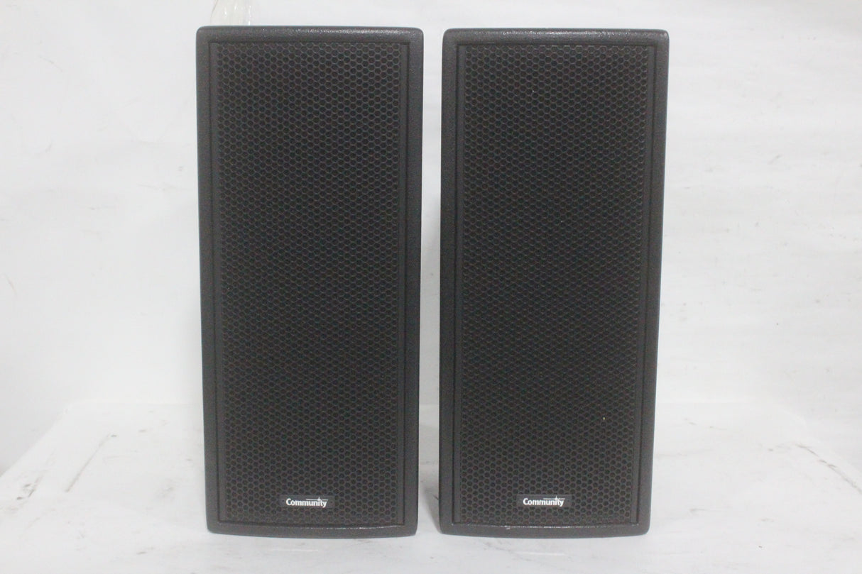 (2) Community V2-26BT 2-Way Passive Loudspeaker w/ Vertical Yoke