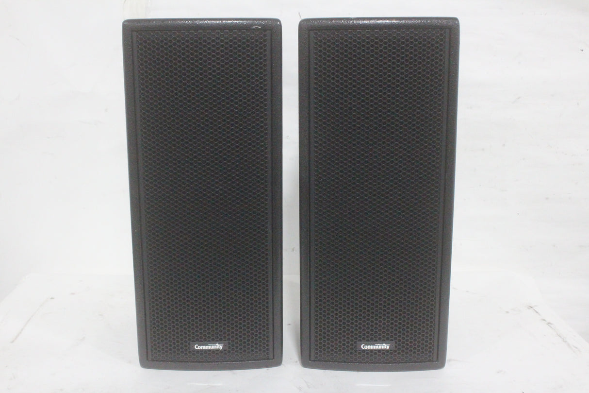 (2) Community V2-26BT 2-Way Passive Loudspeaker w/ Vertical Yoke
