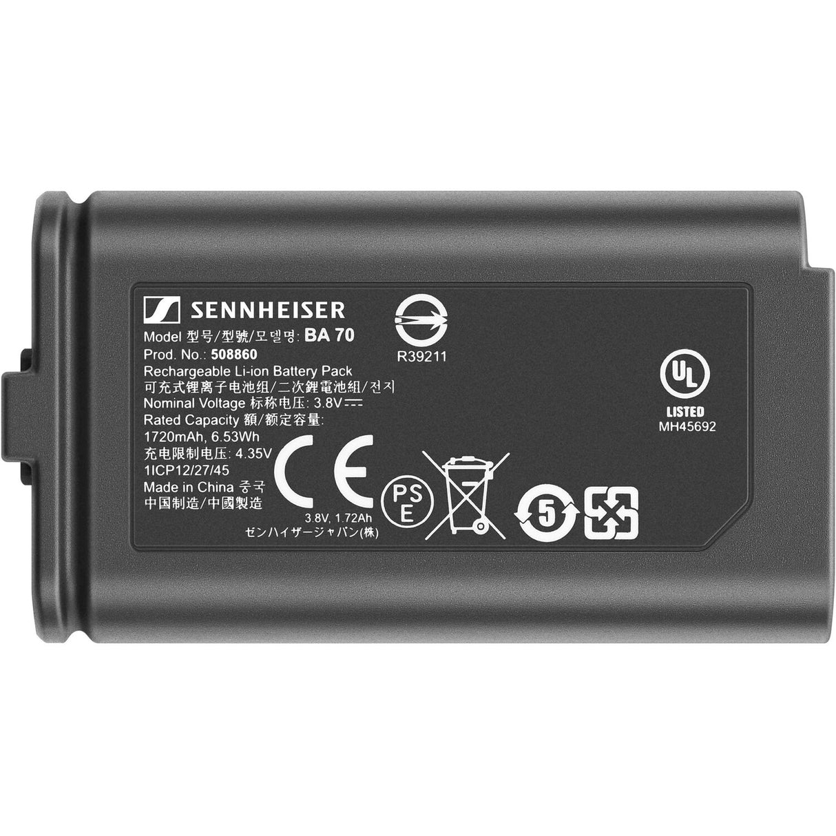 Sennheiser EW-DX MKE 2/835-S SET R1-9 Dual-Channel Digital Combo Wireless System with Omni Lavalier and Handheld Mic (R1-9: 520 to 607 MHz)
