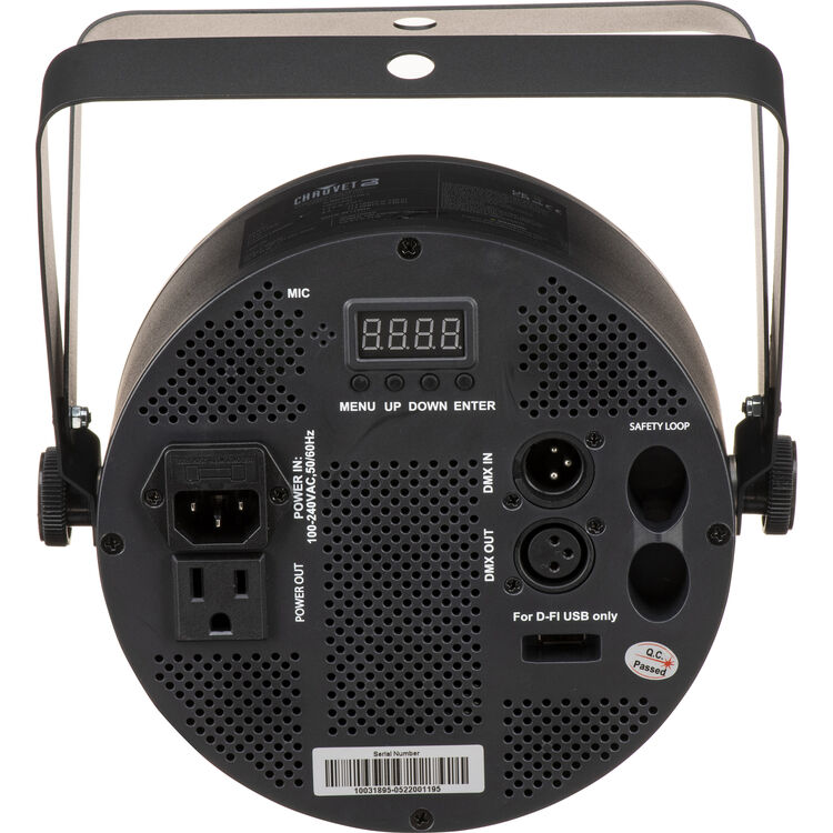 CHAUVET DJ SlimPAR T12 ILS Low-Profile Tricolor LED PAR Light (RGB)