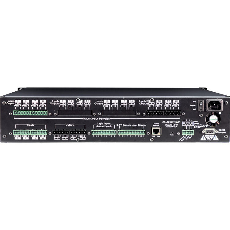 Ashly Protea ne24.24MT Matrix Digital Signal Processor with 8x12 I/O and GPO Logic Card