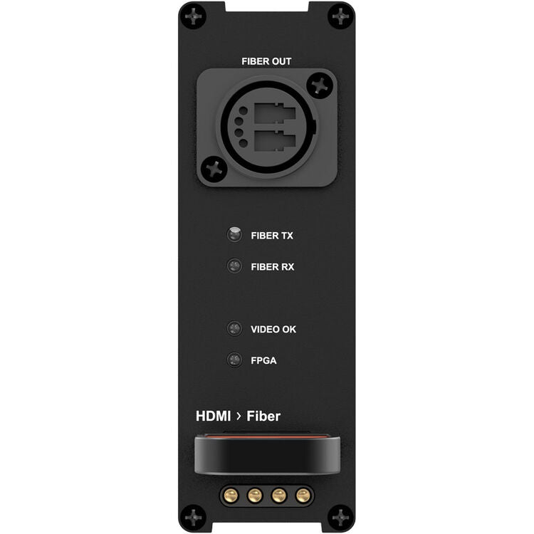 Theatrixx Technologies HDMI 2.0 + 1 Gb/s Ethernet to Fiber SDVoE Reversible Module (Multimode, OpticalCON Dual)