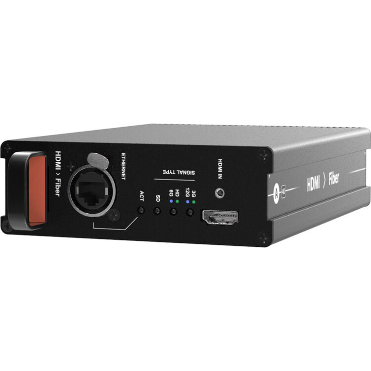 Theatrixx Technologies HDMI 2.0 + 1 Gb/s Ethernet to Fiber SDVoE Reversible Module (Multimode, OpticalCON Quad)