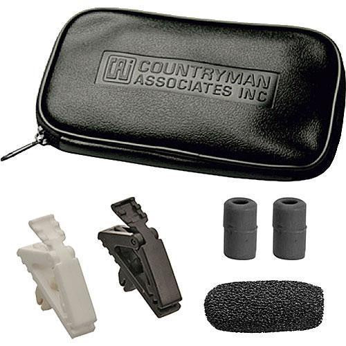 Countryman E6OW6B1AT E6 Omni Earset Mic, Medium Gain, with Detachable 1mm Cable and Hirose 4-Pin Connector for Audio-Technica Wireless Transmitters (Black)