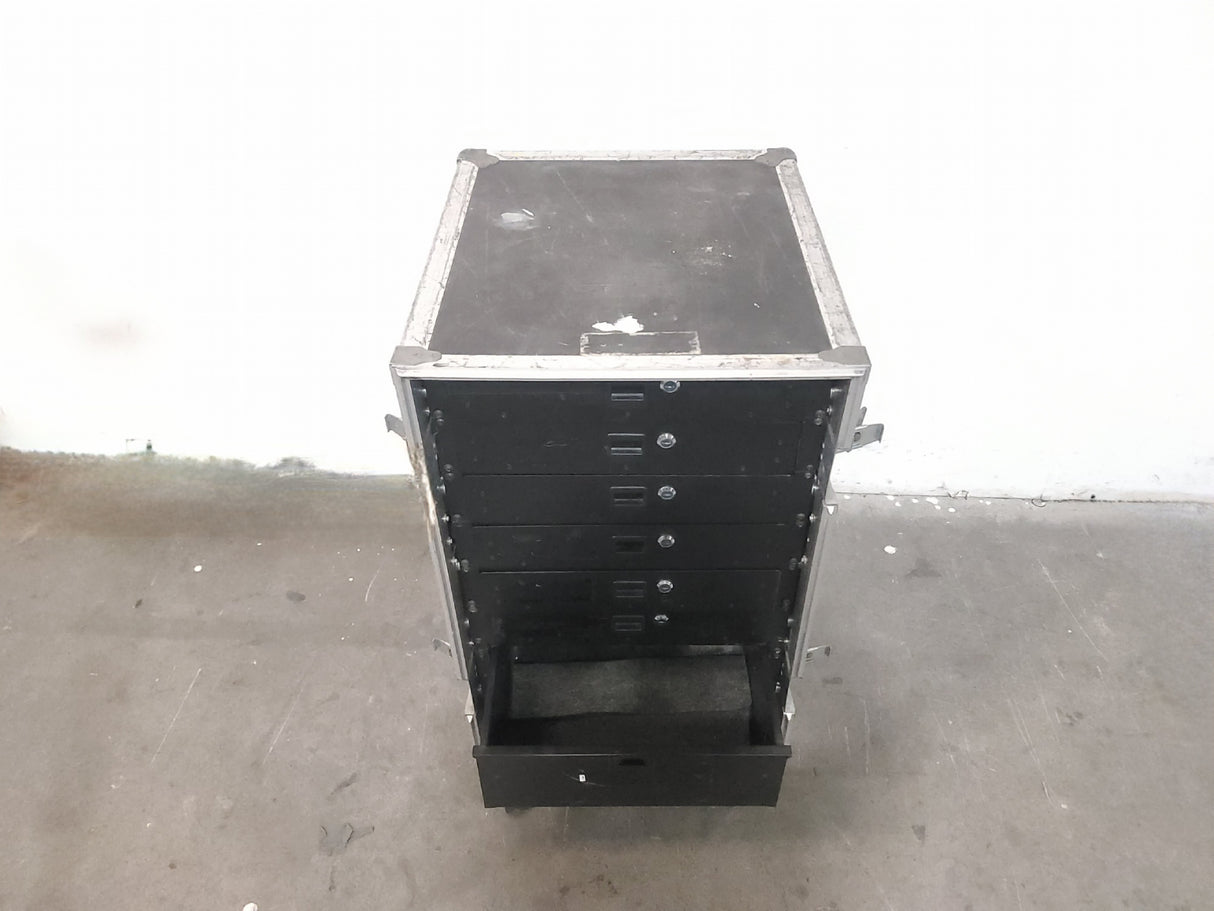 17RU Olympic Rolling Rack Case w/ (7) Built-In Drawers
