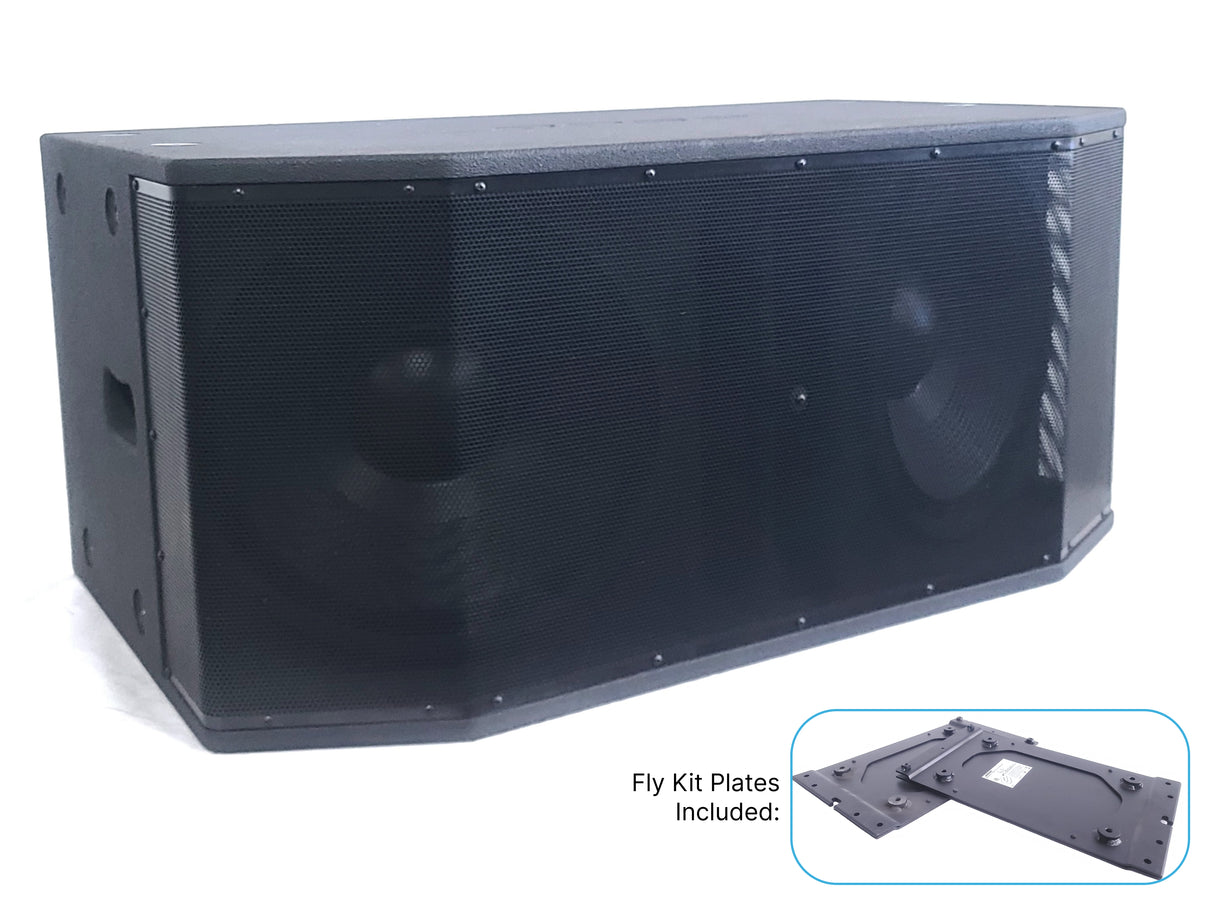 Bose RoomMatch RMS215 Dual 15" Passive Subwoofer with Fly Kit Side Plates
