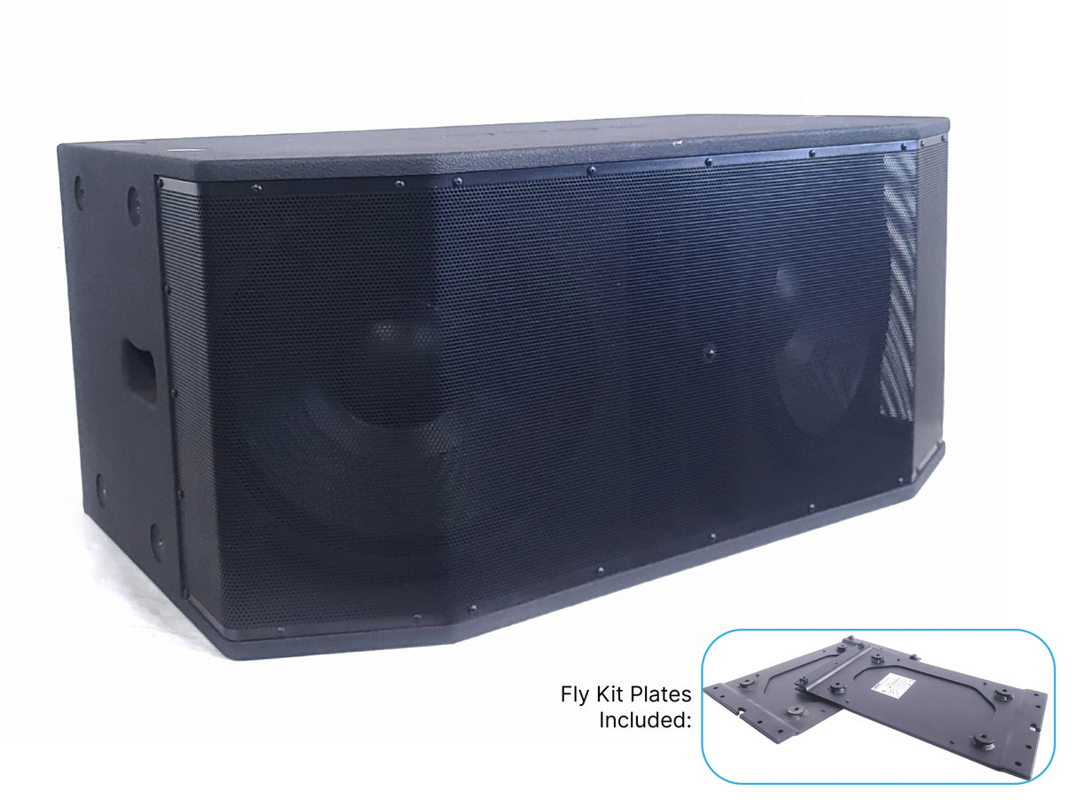 Bose RoomMatch RMS215 Dual 15" Passive Subwoofer with Fly Kit Side Plates
