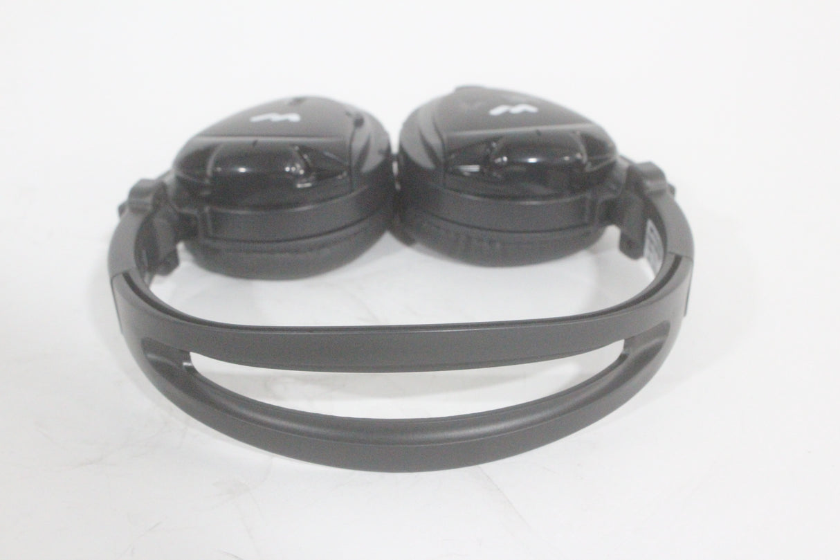 (1) Williams Sound WIR RX15-2 Dual-Channel Infrared Wireless Headphones (2.3 or 2.8 MHz) w/ (1) Vinyl Zipper Cases