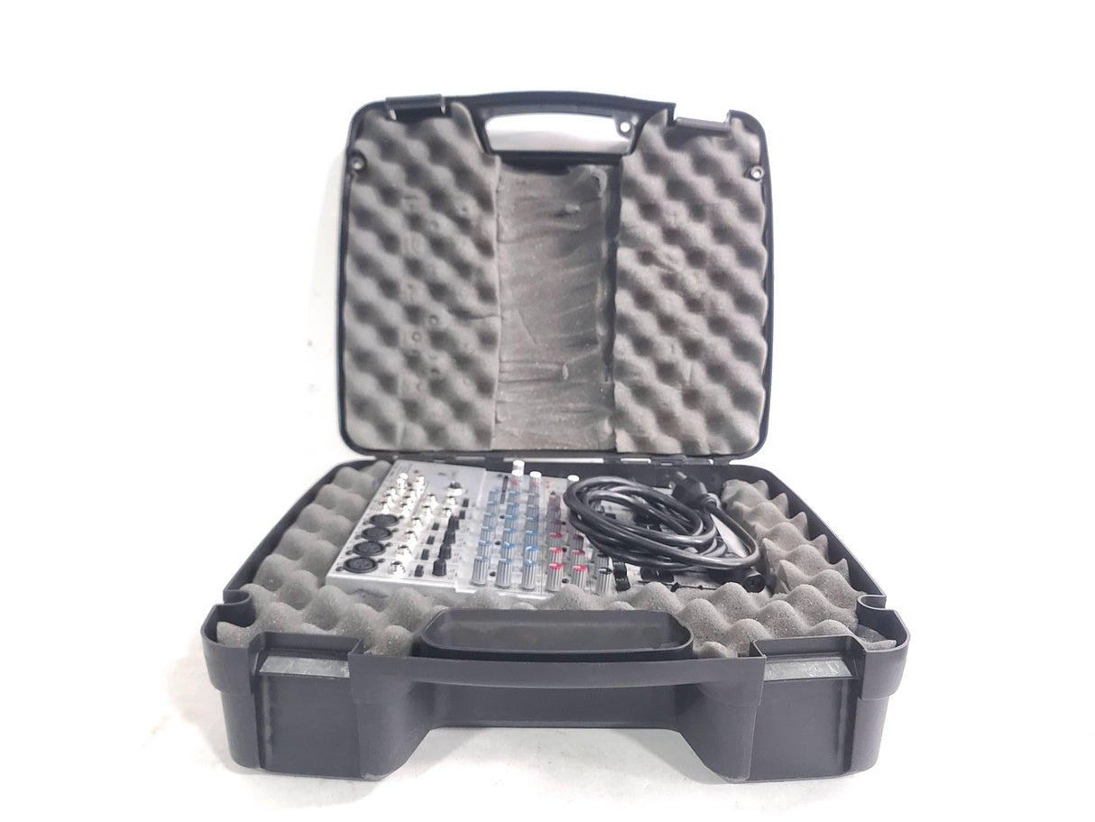 Behringer UB1204-PRO Ultra-Low Noise Design 12-Input 2/2-Bus Mixer w/Mic Preamplifiers in DoskoSport Carrying Case