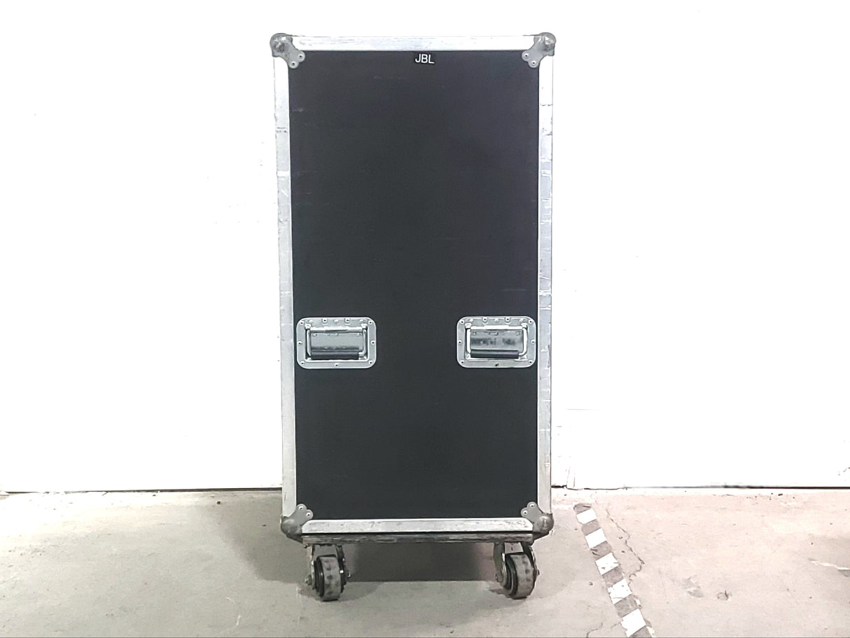 Indy Case 21RU Wheeled Rack Case w/ Patch Panel and Spare Cables