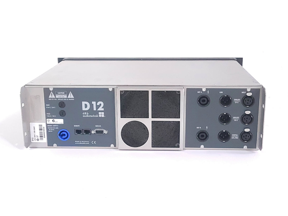 d&b Audiotechnik D12 Amplifier (Version 2.25)