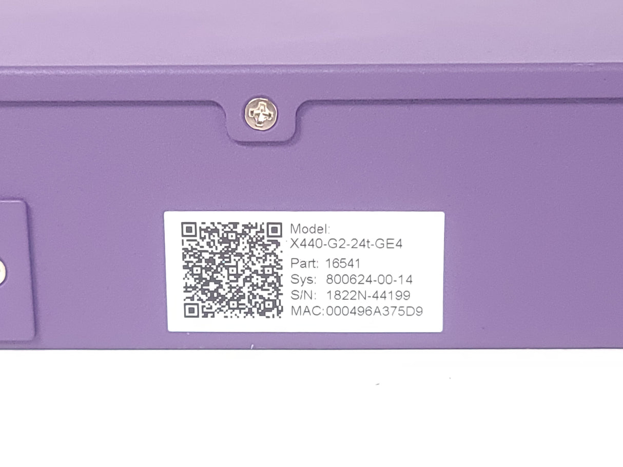 Extreme Networks X440-G2-24t-GE4 Ethernet Switch