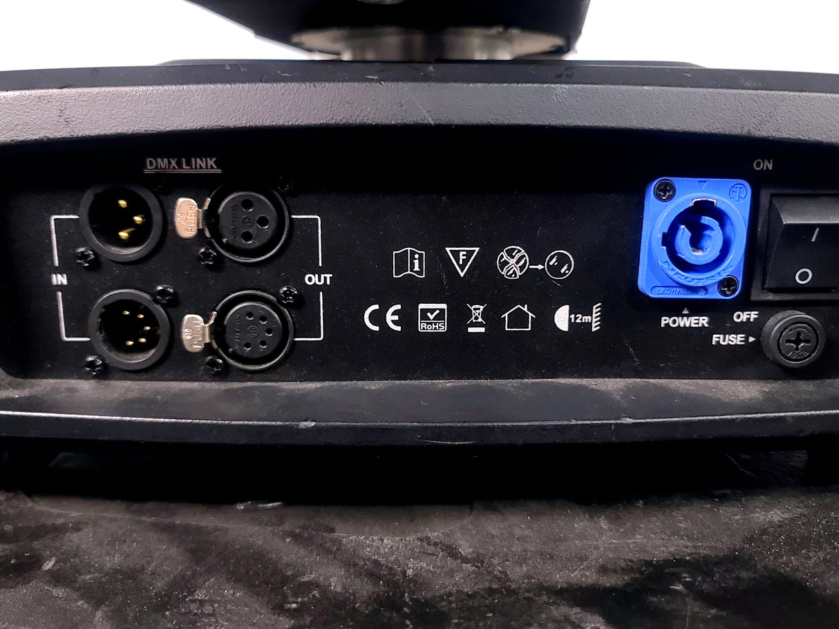 Chauvet Legend 230SR Beam Moving Head Light (1146 Hours) w/ (2) Mounting Brackets, Safety Cable, in Wheeled Road Case