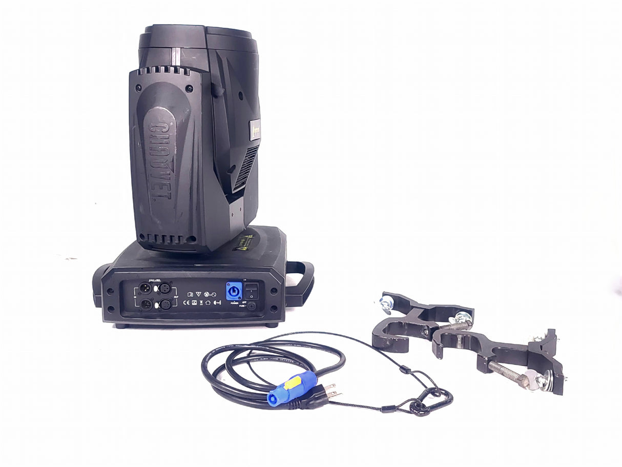 Chauvet Legend 230SR Beam Moving Head Light (1146 Hours) w/ (2) Mounting Brackets, Safety Cable, in Wheeled Road Case