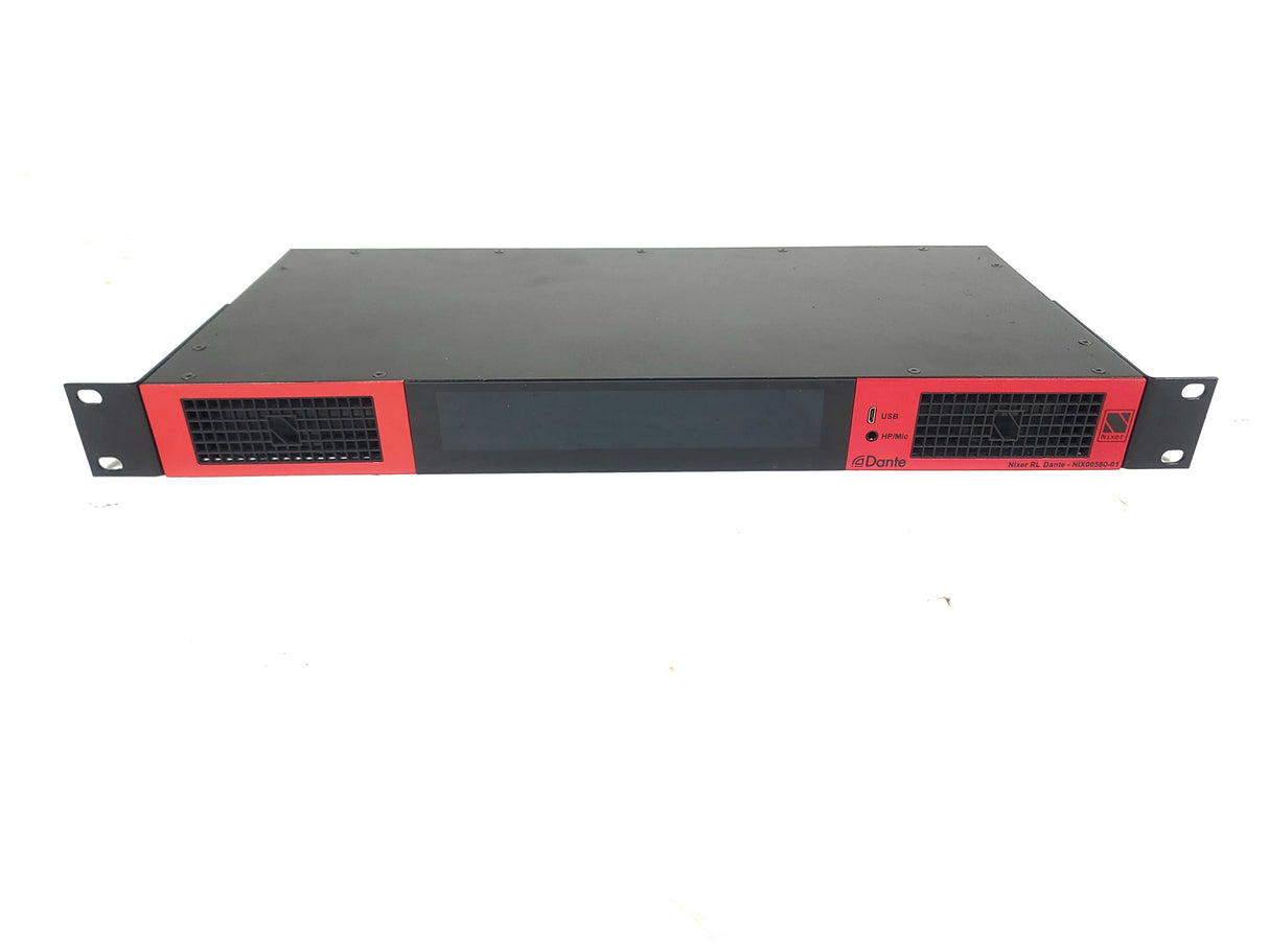 Nixer RL64 Dante Patch Panel w/ LCD Screen