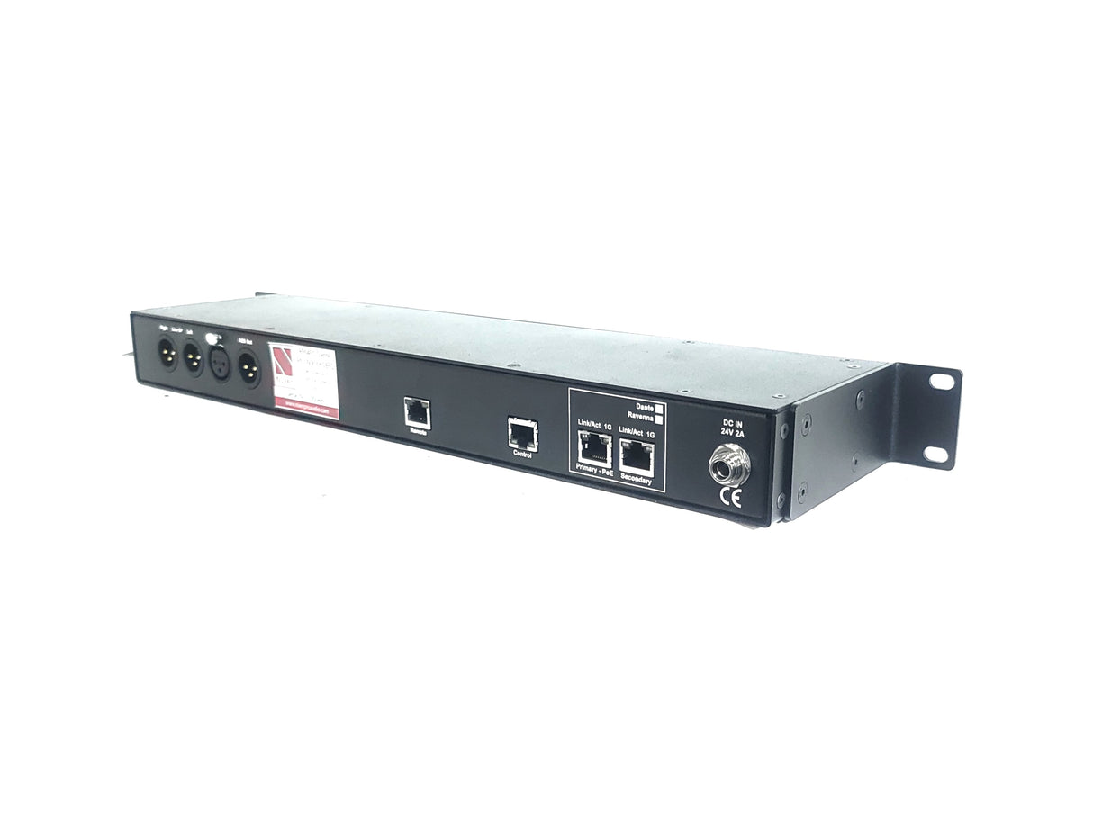 Nixer RP64EQ Dante Patch Panel w/ LCD Screen