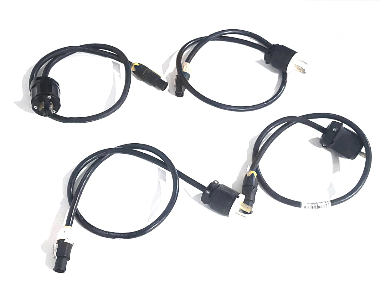 (4) Ayrton Dream Panel Twin Moving LED Lights w/ (4) PSU Cables in Wheeled Hard Case