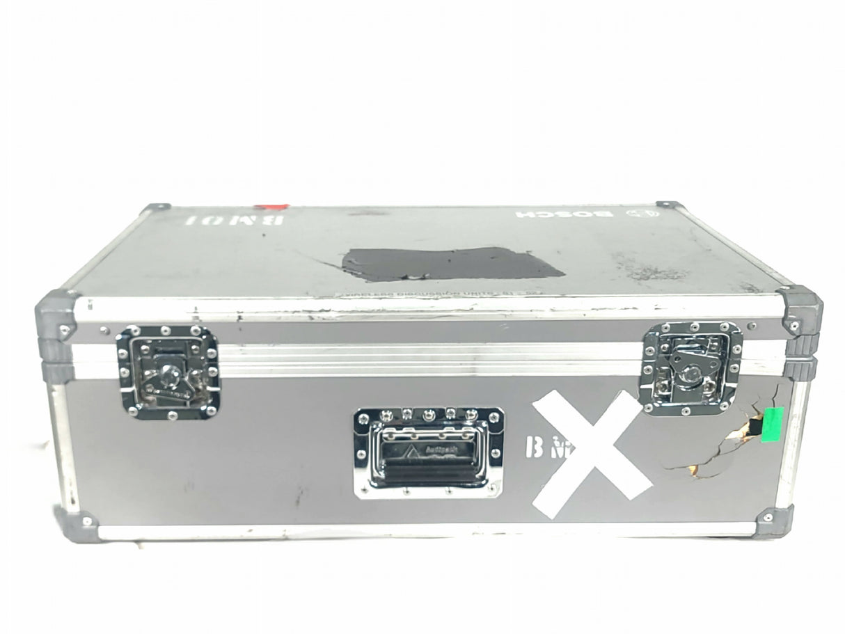 (2) Bosch DCN-WD-D Wireless Discussion Units + (2) DCNM‑WCH05 Chargers in Wheeled Hard Case