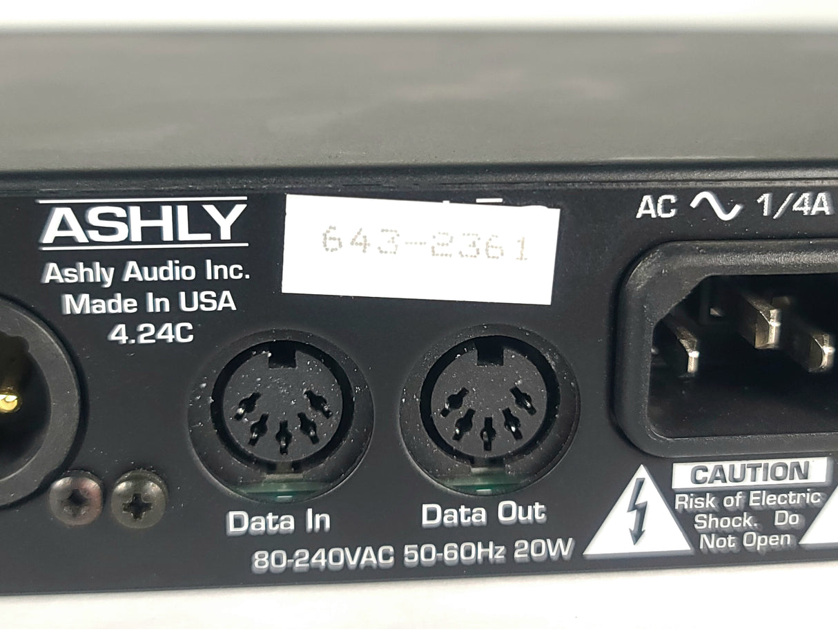 Ashly Protea System II 4.24C Digital Crossover/System Processor (BAD KNOB)
