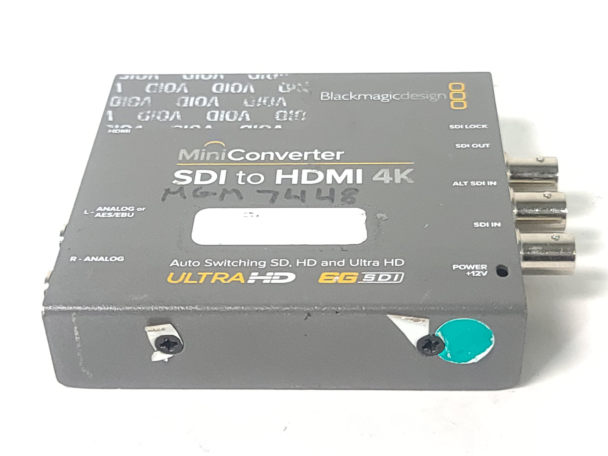 Blackmagic Design CONVMBSH4K SDI to HDMI 4K Auto-Switching SD/HD/UltraHD Mini Converter